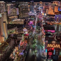 photograph - las vegas strip at night